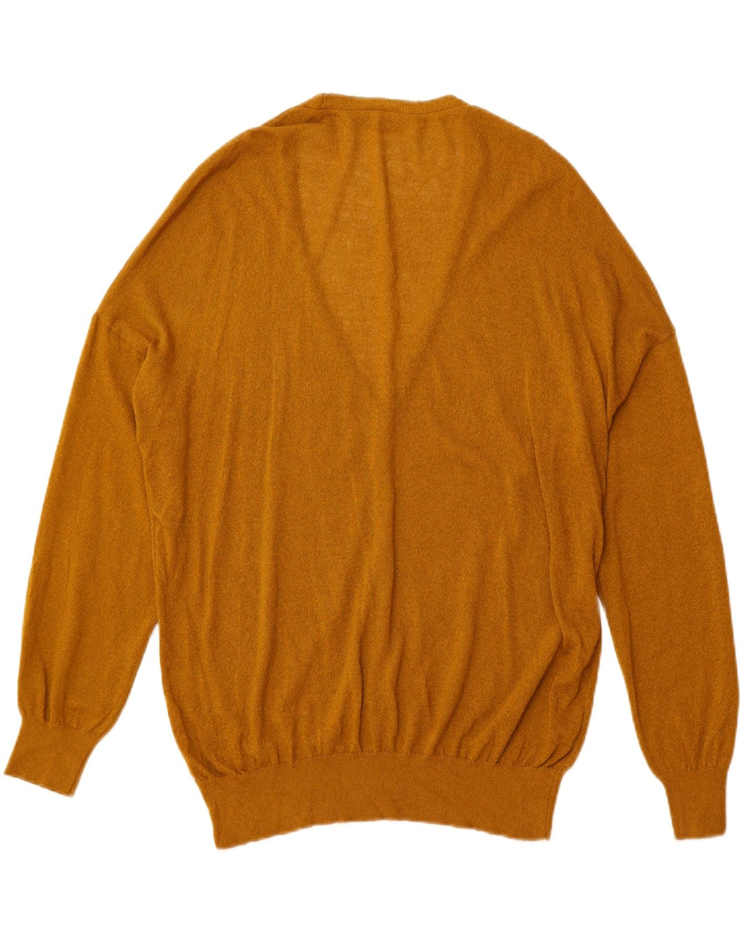 Suéter cardigã feminino oversized ZARA Reino Unido 10 pequeno marrom