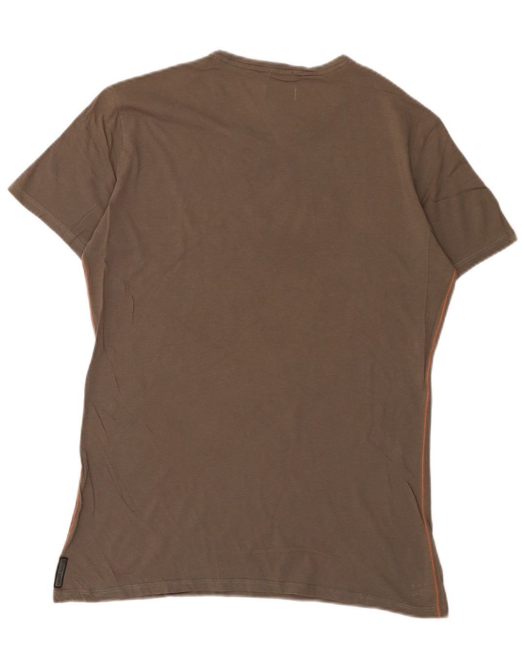 Camiseta masculina Armani Jeans extra slim gráfica 2XL cinza