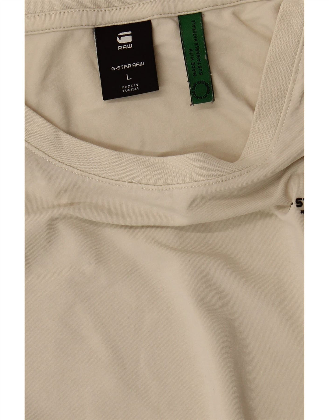 Camiseta feminina G-STAR UK 16 grande bege