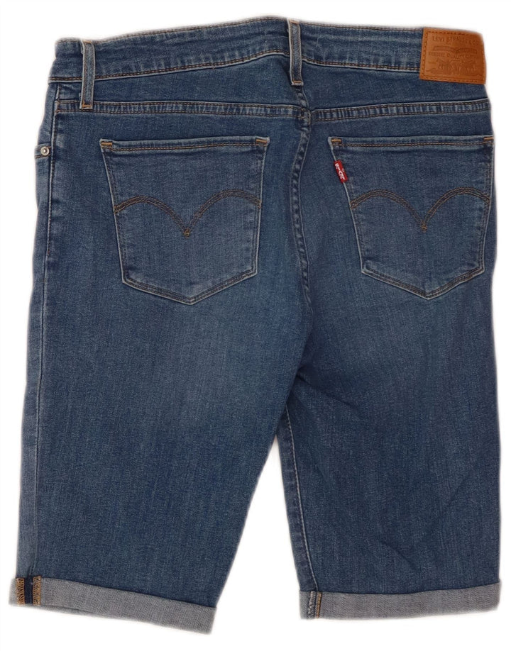 Shorts jeans feminino 715 da LEVI'S W29 algodão azul médio