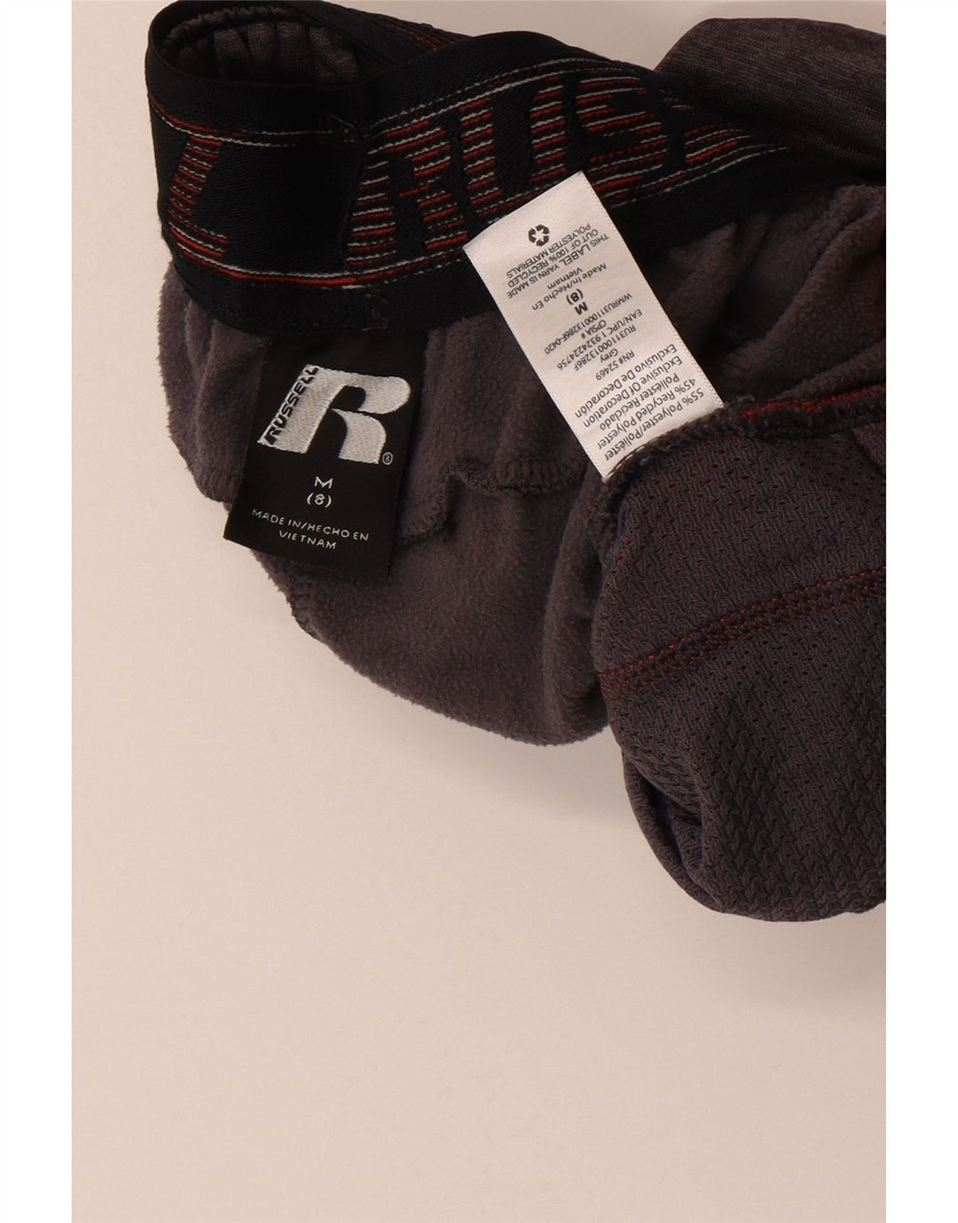 Russell Athletic Boys Calças de treino Joggers 7-8 anos cinza médio