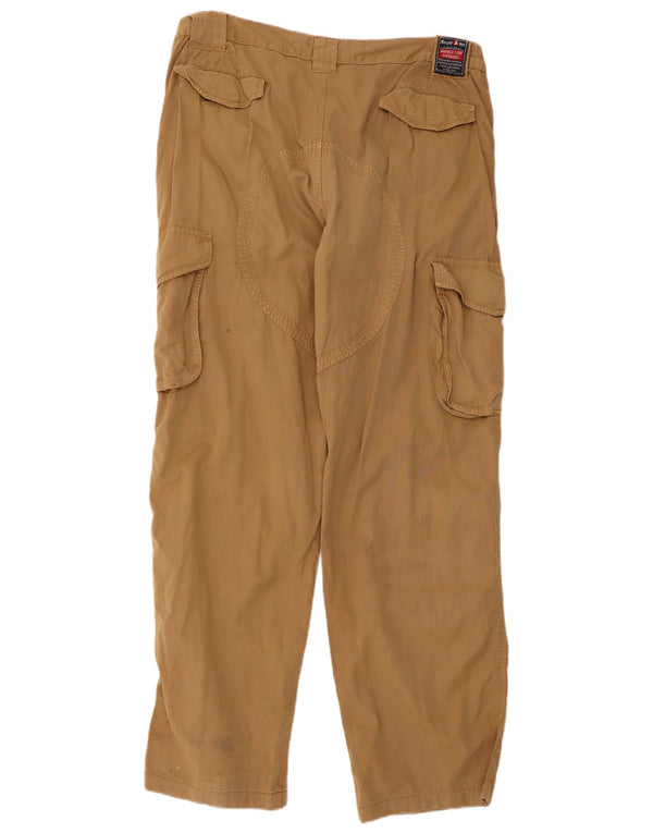 Calça cargo reta masculina Murphy & Nye W38 L33 algodão bege