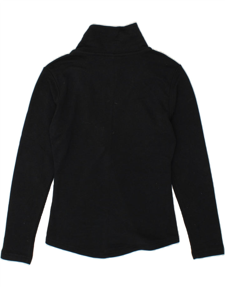 PUMA Womens Tracksuit Top Jacket UK 10 Pequeno Preto