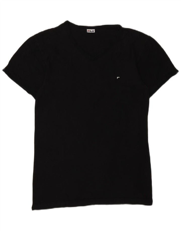 Camiseta masculina FILA preta pequena