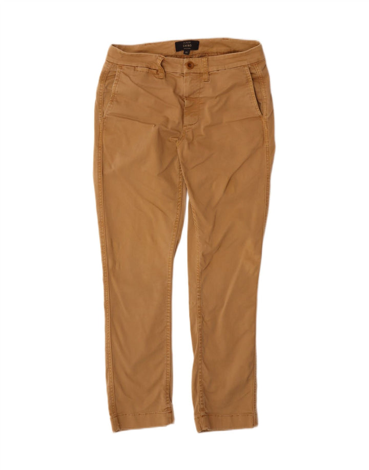 J. CREW Calça Chino Feminina Slim W25 L26 Algodão Bege
