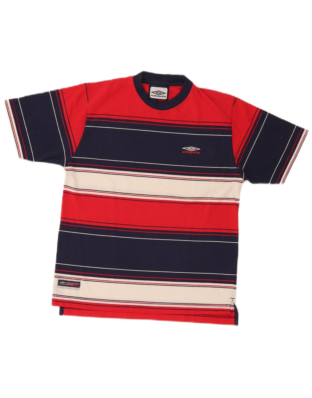Umbro Camiseta Masculina Top Pequena Multicolorida Listrada