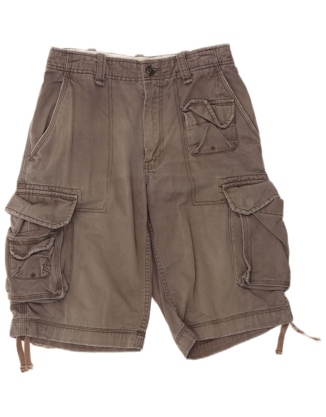 Shorts cargo masculino Gap W28 pequeno algodão cinza