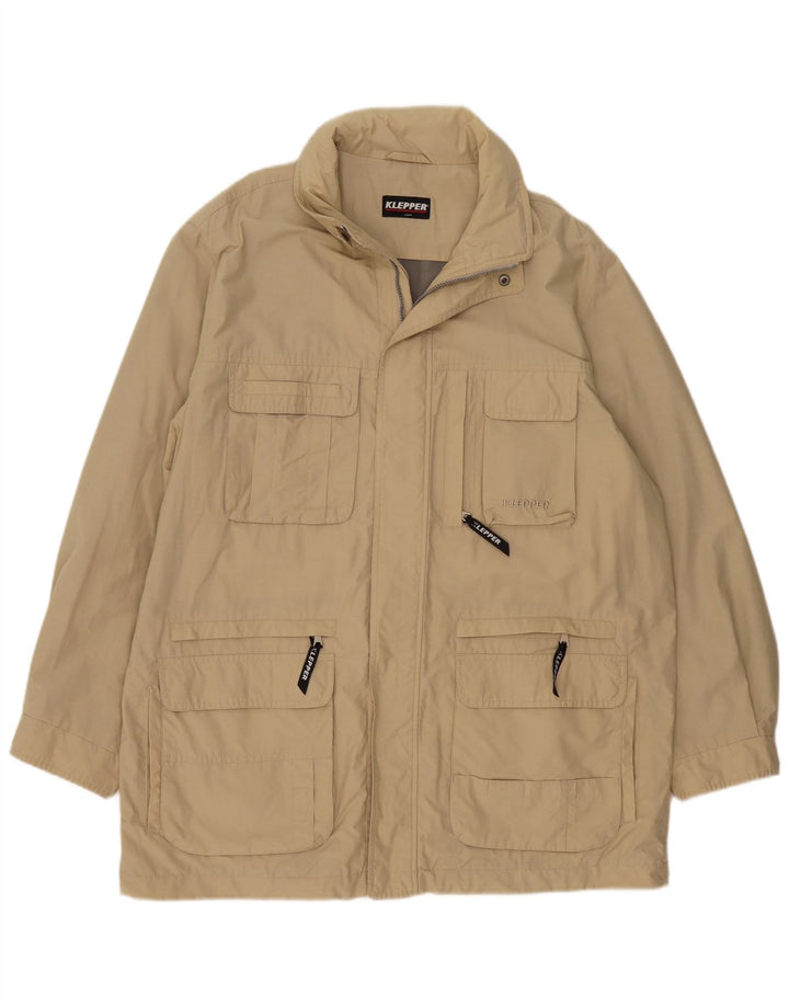 Jaqueta utilitária masculina KLEPPER UK 42 XL bege