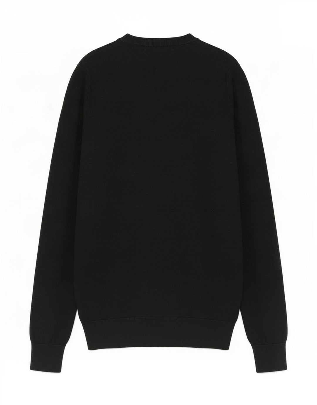 Suéter feminino Massimo Dutti com decote em V Reino Unido 10 pequeno preto