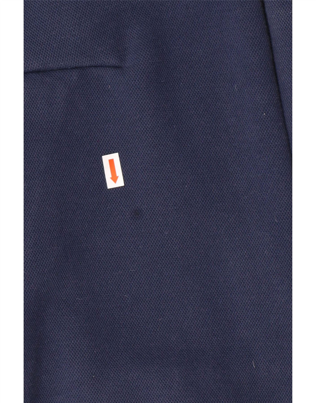 ADIDAS Womens Zip Hoodie Sweater UK 12/14 Médio Azul Marinho Algodão