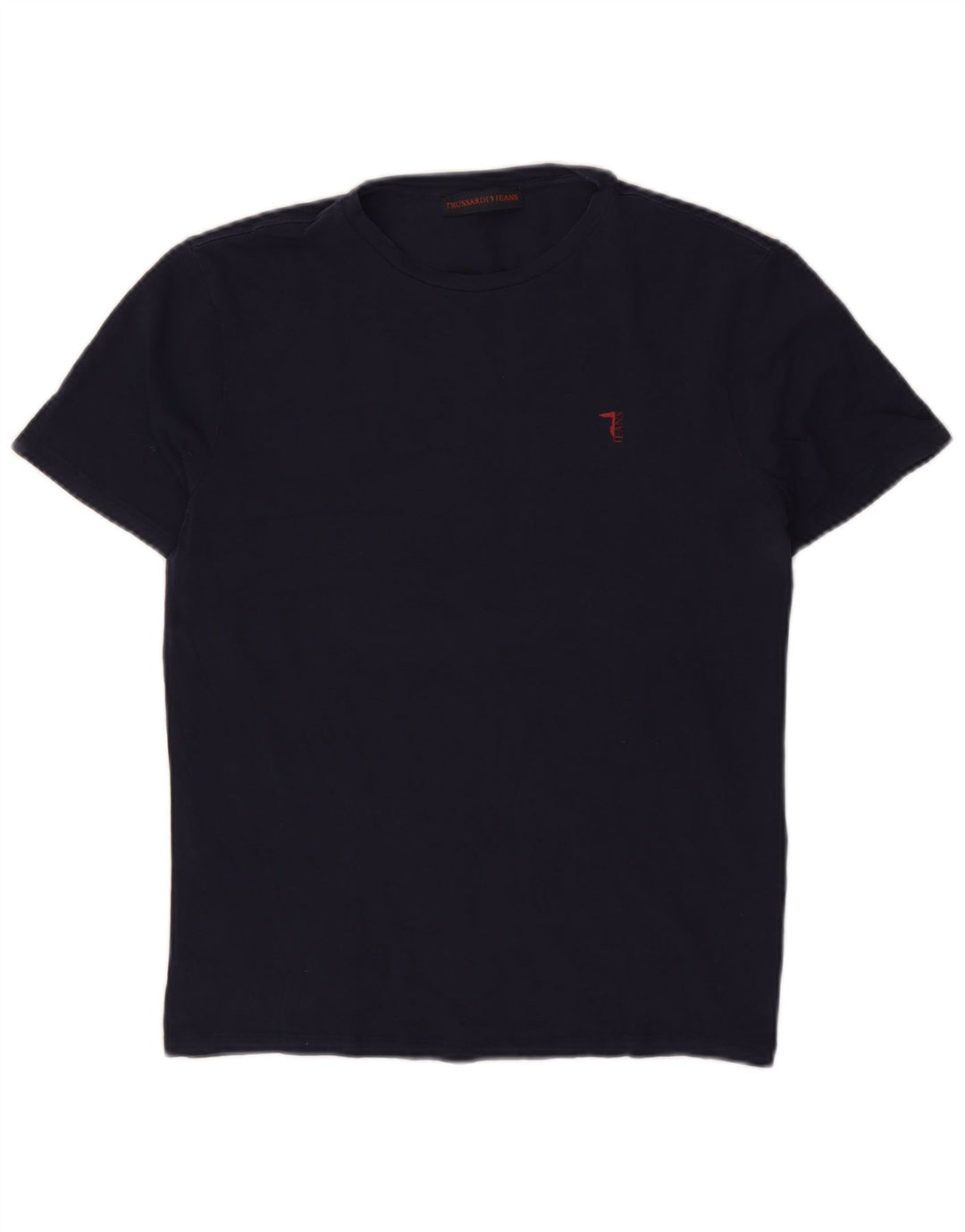 Camiseta masculina Trussardi Jeans pequena azul marinho