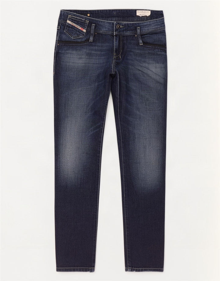 Diesel Feminino Matic Slim Jeans W29 L32 Azul Marinho Algodão