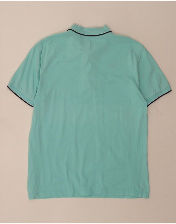 Camisa polo masculina Kappa XL algodão turquesa