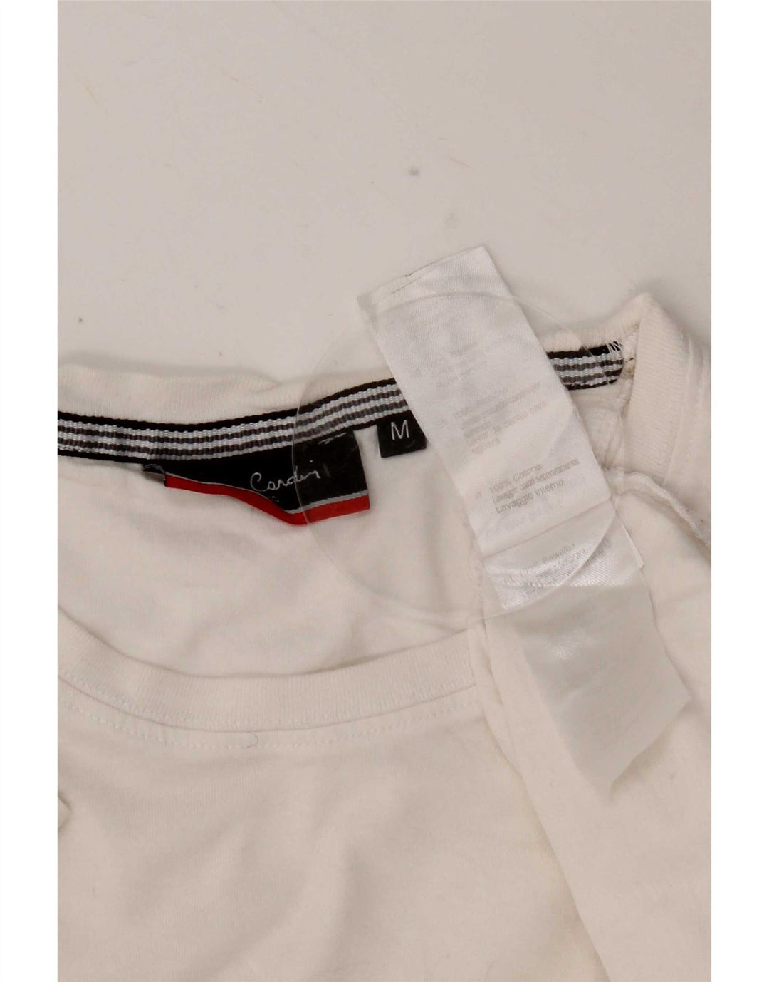 Camiseta masculina Pierre Cardin Top médio algodão branco