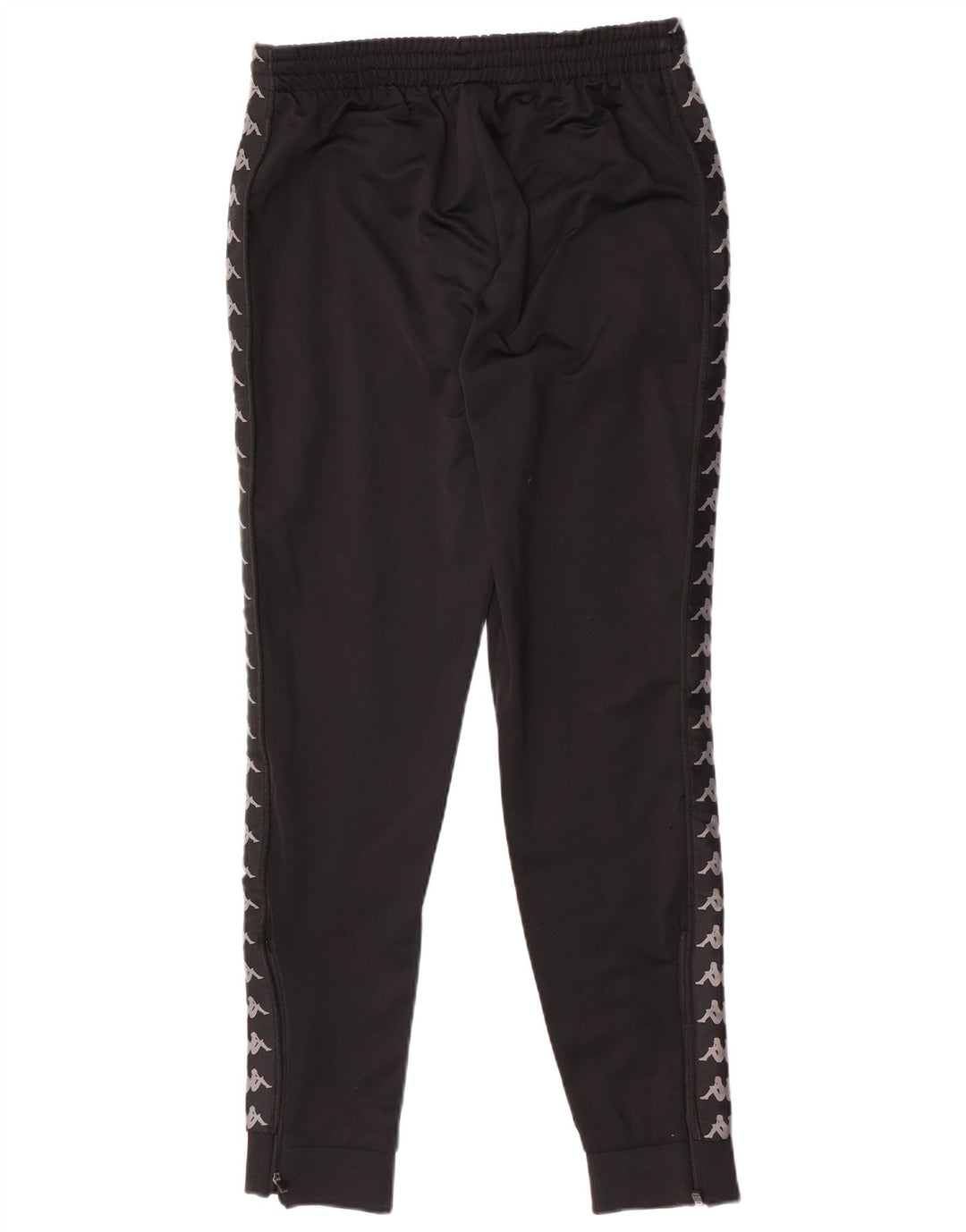 Kappa Mens Graphic Tracksuit Calças Joggers Médio Preto Poliéster