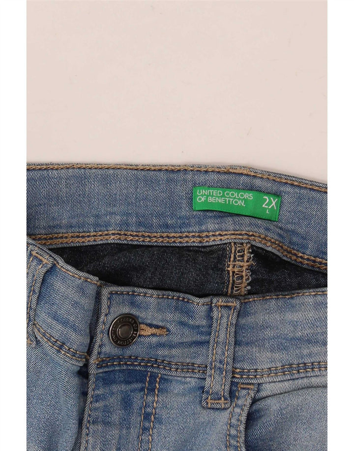 Benetton Meninos Jeans Slim 11-12 Anos W28 L27 Azul
