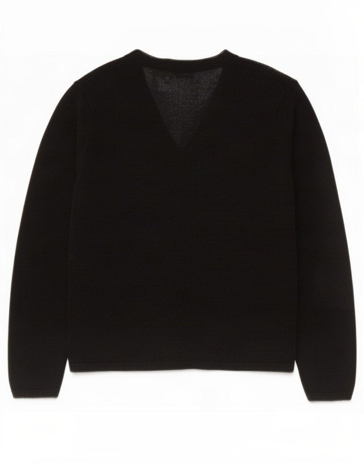 Suéter Marks & Spencer feminino St. Michael Cardigan Reino Unido 12 médio preto