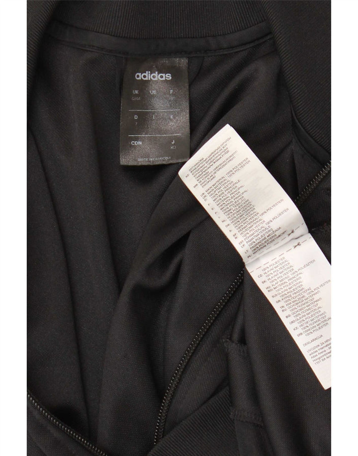 Adidas Mens Tracksuit Top Jacket UK 42/44 Grande Poliéster Preto