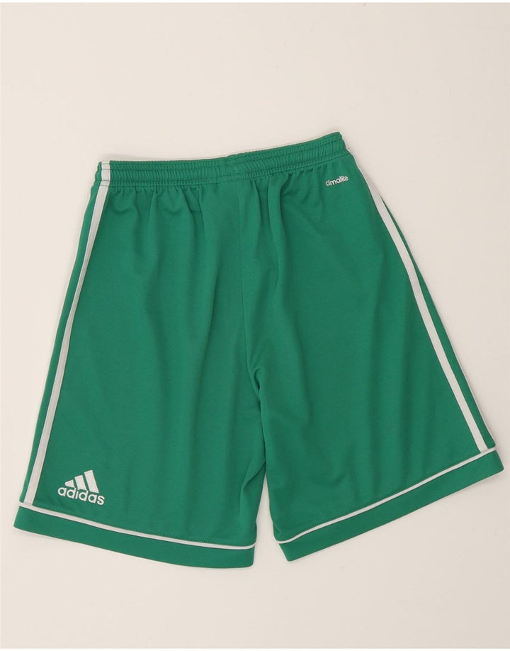 Adidas Mens Climalite Sport Shorts Pequeno Verde Poliéster