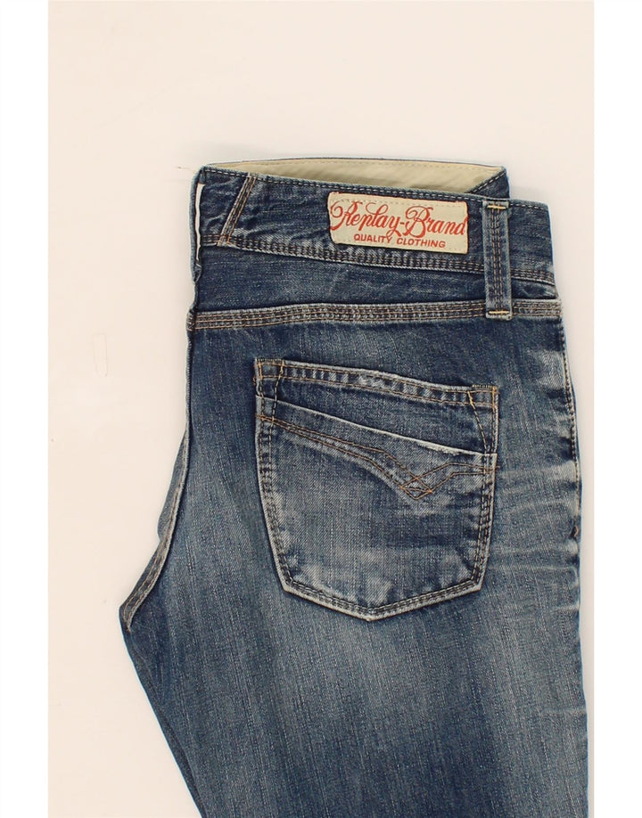 REPLAY Womens Slim Jeans W28 L28 Blue Cotton Vintage Replay and Second-Hand Replay from Messina Hembry 