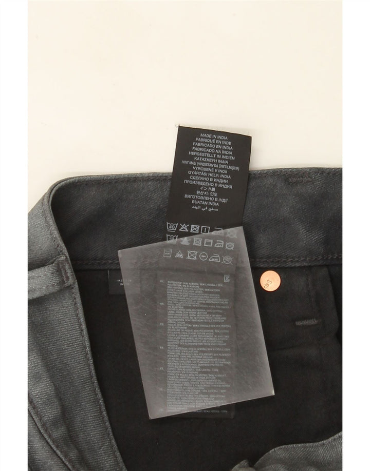G-Star Masculino 3301 Slim Jeans W31 L34 Algodão Cinza