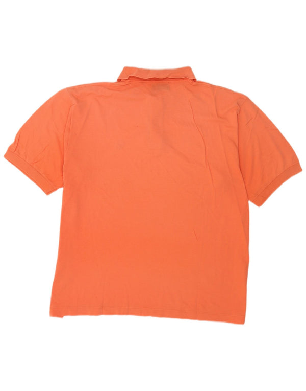 Camisa pólo masculina Sergio Tacchini XL laranja algodão