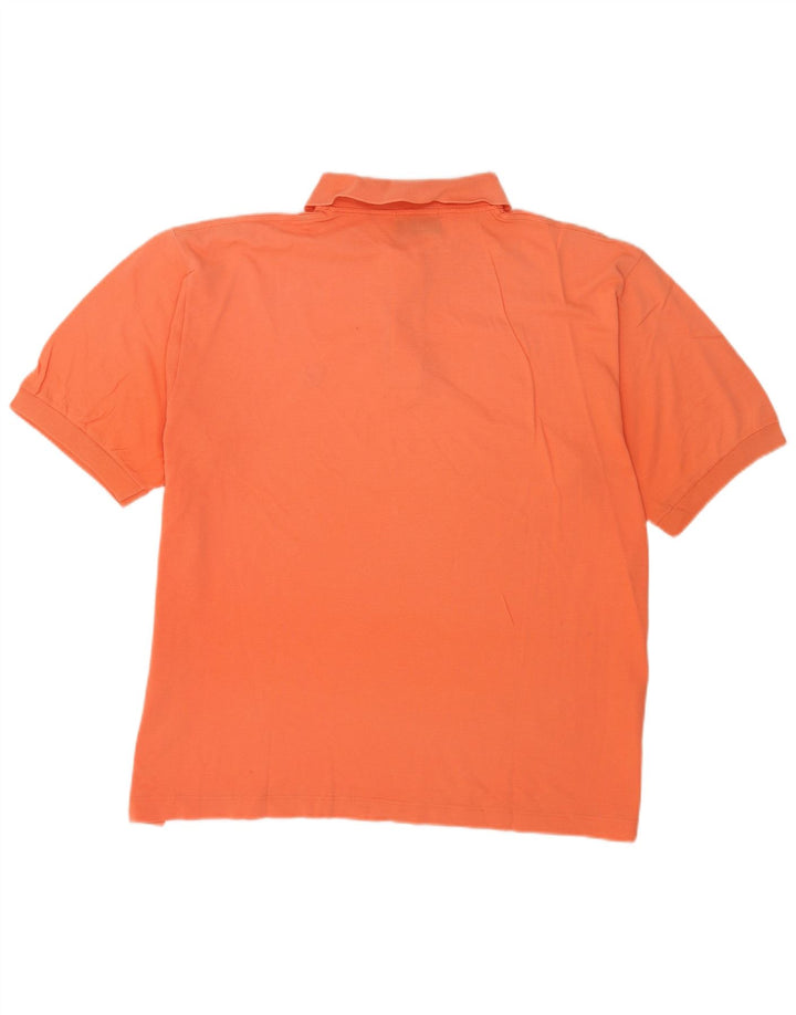 Camisa pólo masculina Sergio Tacchini XL laranja algodão