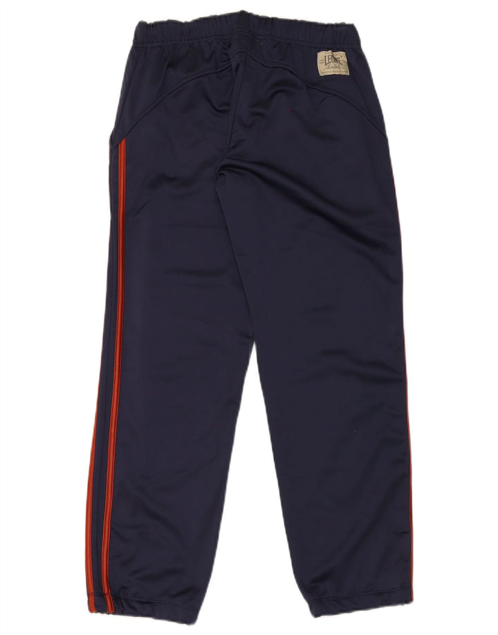 Leone Calça de treino masculina joggers pequeno poliéster azul marinho