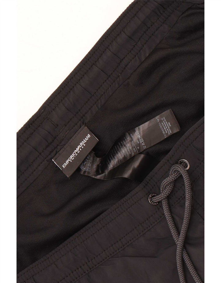 Shorts de natação masculino Emporio Armani EU 48 médio preto poliamida