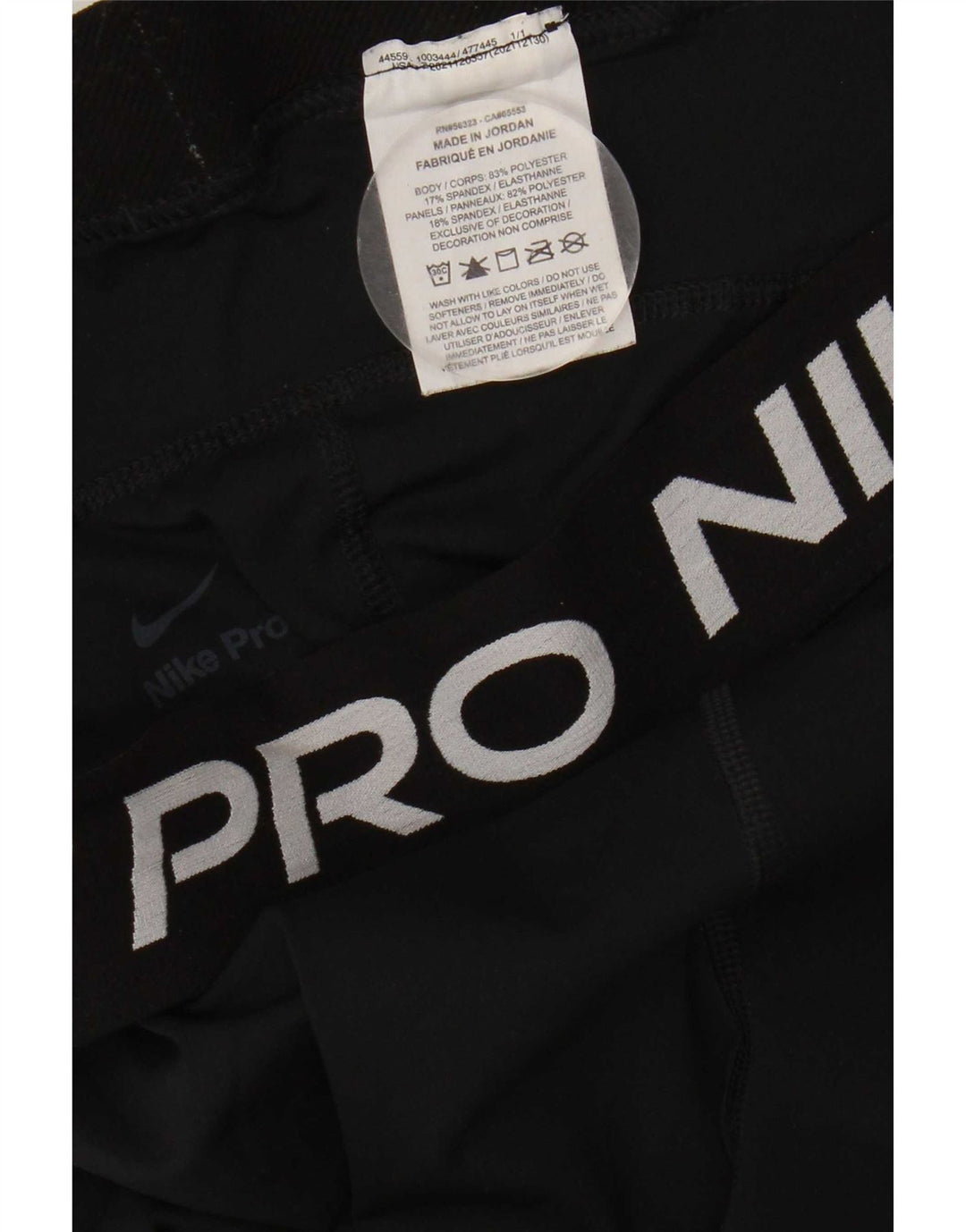 Leggings Nike Feminino UK 18 XL Preto Poliéster