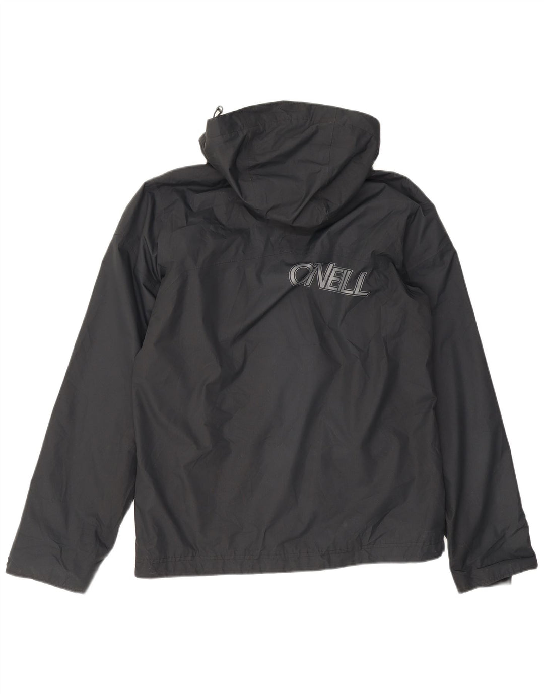 Jaqueta corta-vento masculina O'Neill com capuz gráfico UK 34 XS poliéster preto