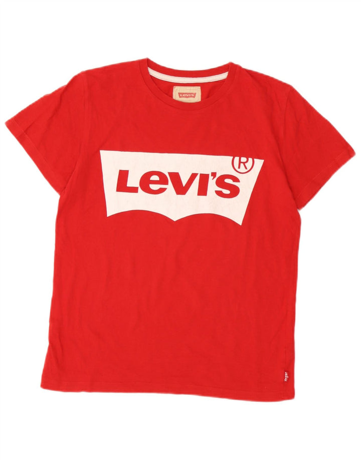 Top Levi's Boys Graphic T-Shirt 13-14 Anos Vermelho