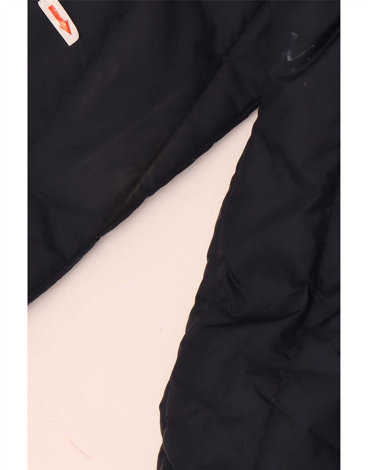 Jaqueta acolchoada masculina Adidas UK 40 grande poliéster azul marinho