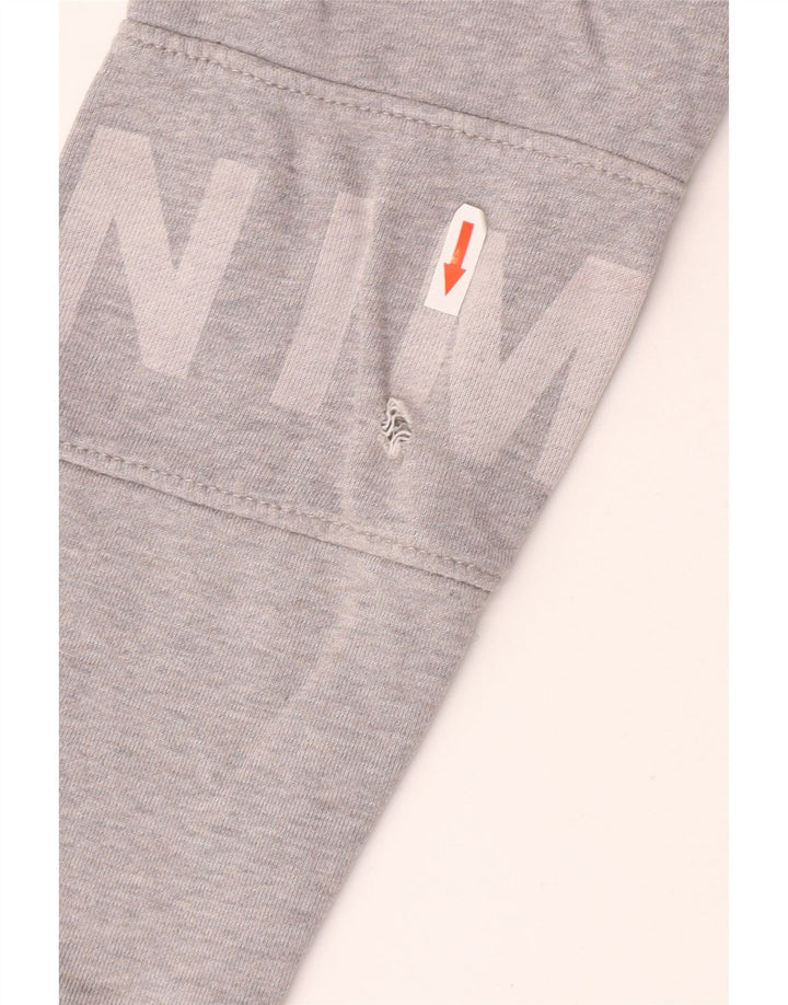 Tommy Hilfiger moletom gráfico masculino jumper grande algodão cinza