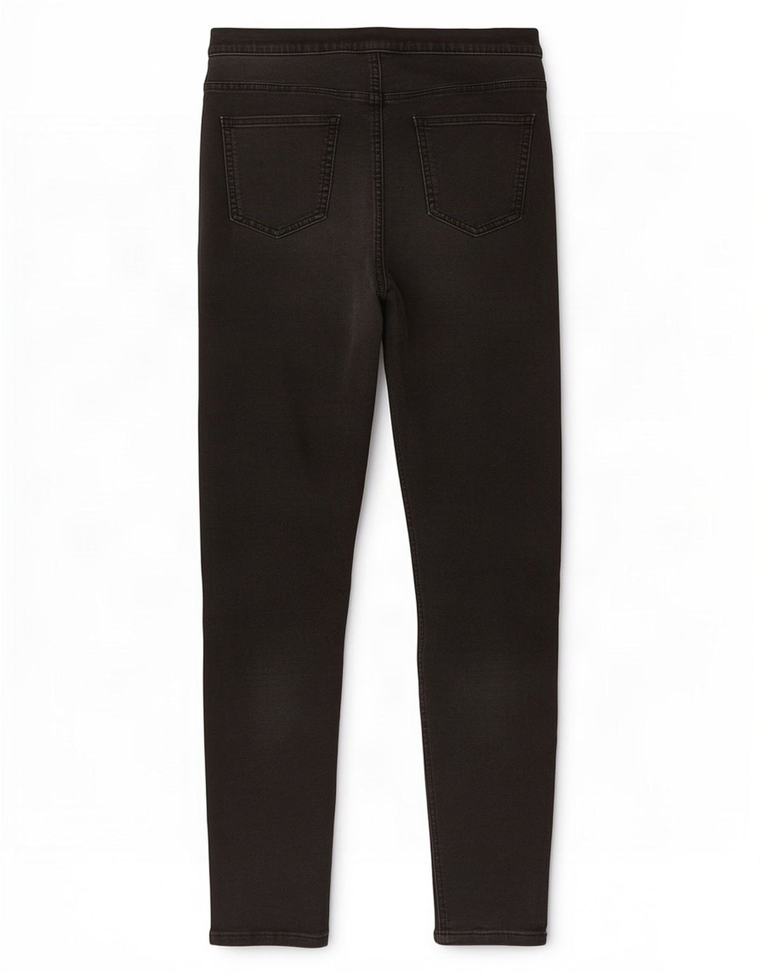 Calça jeans feminina Marks & Spencer UK 14 médio W30 L29 algodão preto