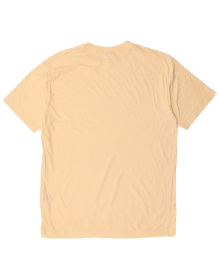 Camiseta masculina BENETTON algodão bege médio