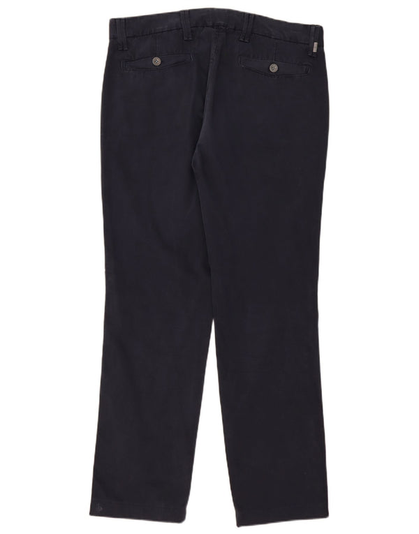 Liu Jo Calça Chino Masculina Regular W36 L31 Algodão Azul Marinho