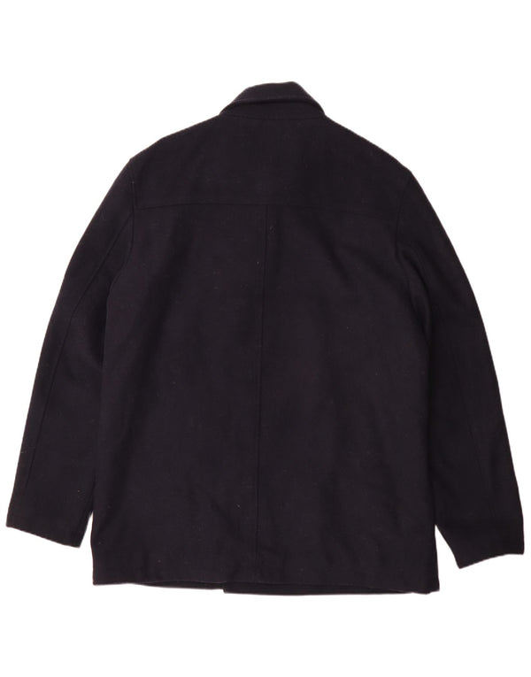 Casaco masculino ervilha French Connection UK 44 2XL azul marinho