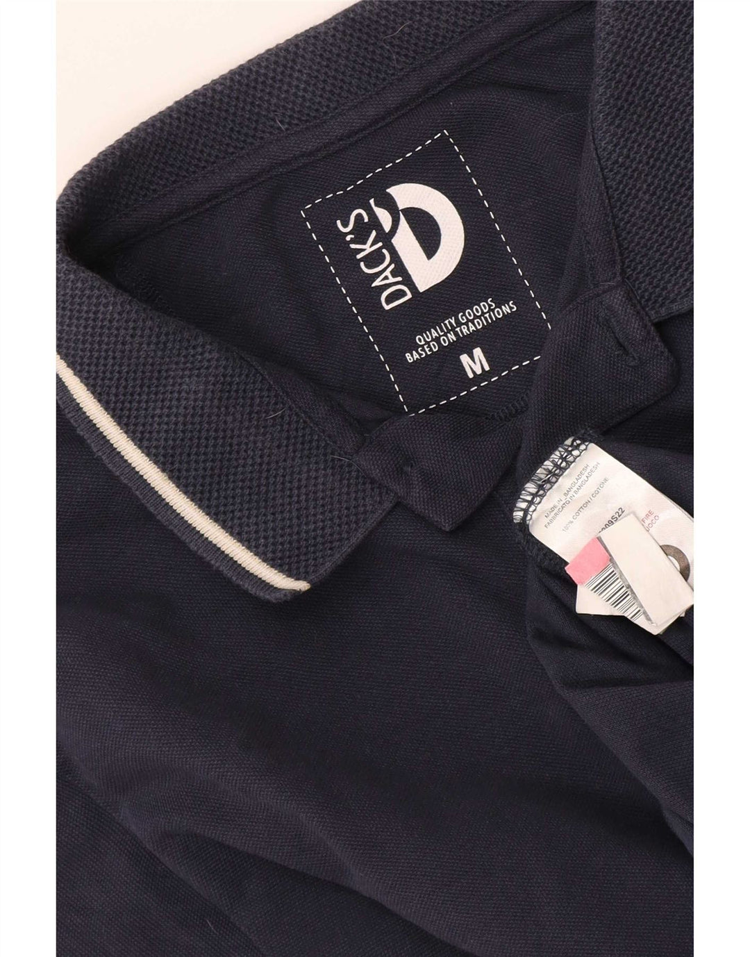 Camisa polo masculina Dack's médio algodão azul marinho