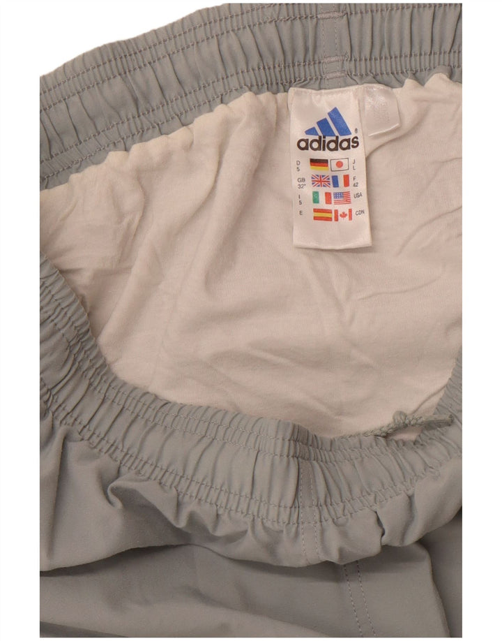 Shorts esportivos masculinos ADIDAS poliéster cinza médio