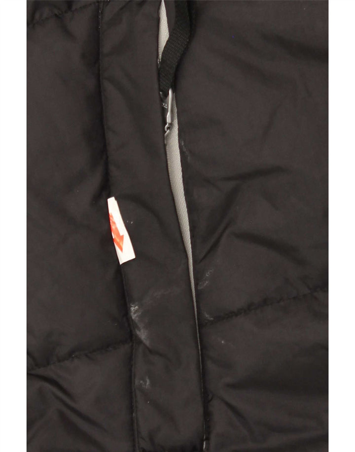 Jaqueta masculina acolchoada gráfica Helly Hansen UK 44 2XL preta Colourblock Nylon
