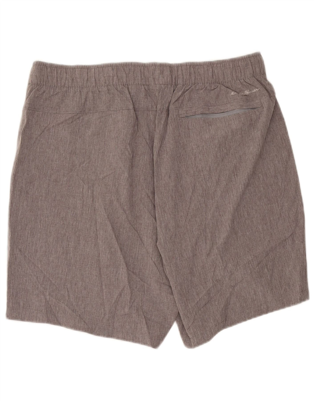 Shorts esportivos masculinos Eddie Bauer XL cinza poliéster