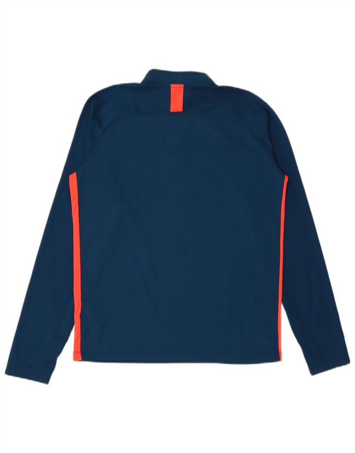 NIKE Boys Pullover Treino Top 15-16 Anos XL Azul Marinho Poliéster