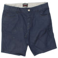 Shorts casuais masculinos REFRIGIWEAR W32 algodão azul marinho médio