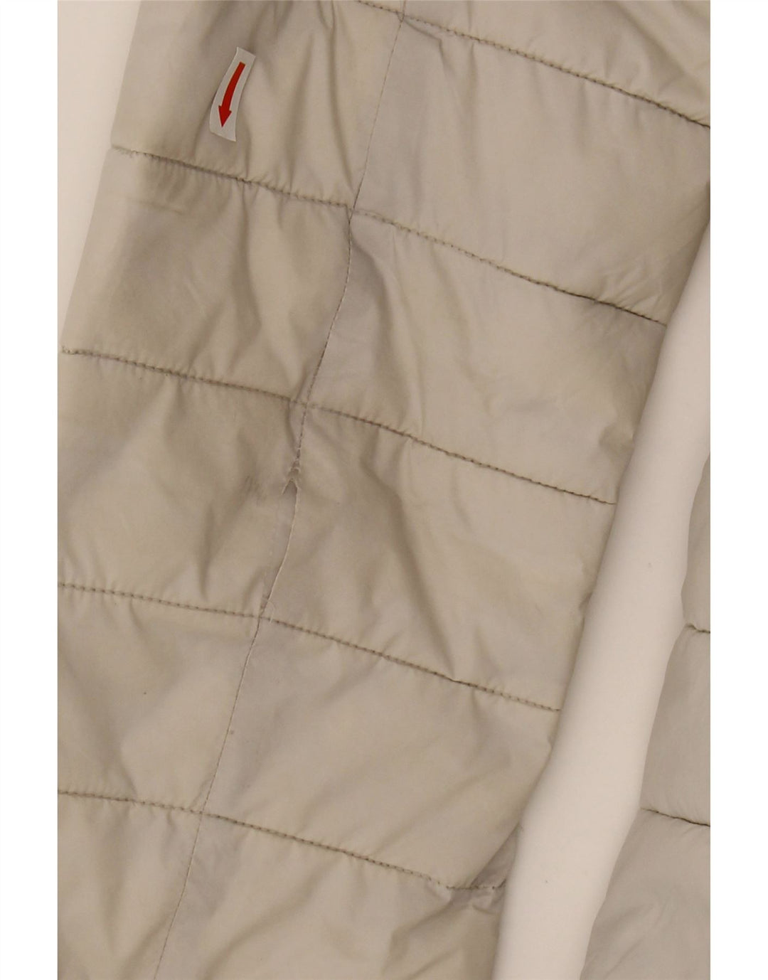 REFRIGUE Womens Hooded Padded Jacket UK 6 XS Grey Vintage Refrigue and Second-Hand Refrigue from Messina Hembry 