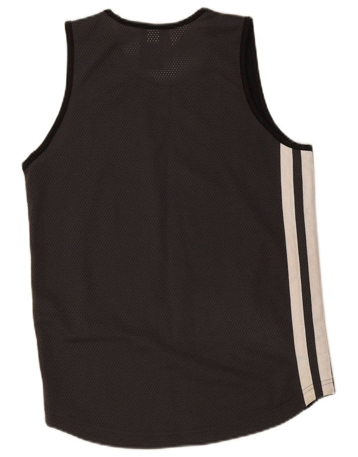 Top Adidas Boys Graphic Vest 13-14 Anos Grande Cinzento