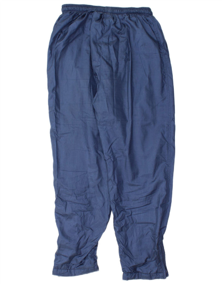 Calça de treino feminina Ellesse Joggers UK 16 grande poliéster azul marinho