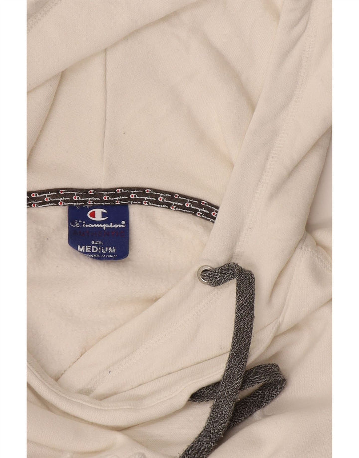 Jumper com capuz gráfico feminino Champion UK 12 médio branco