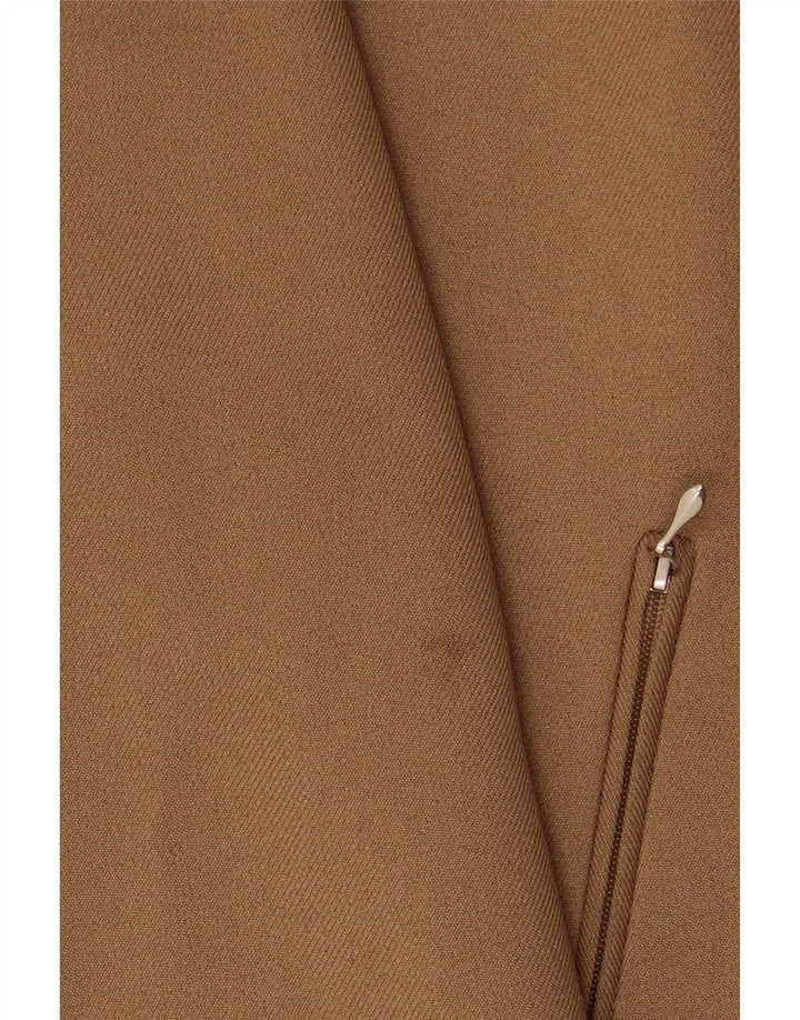 Jaqueta Blazer Feminina VINTAGE IT 48 XL Marrom Poliéster