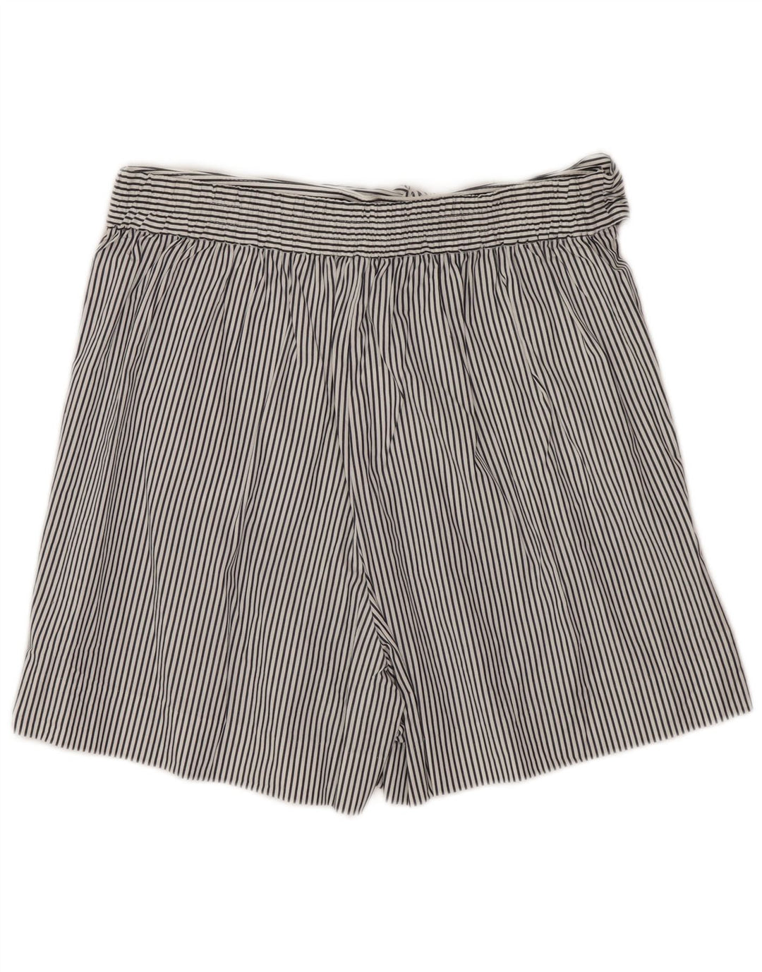 J. CREW Shorts Chino feminino US 4 pequeno W30 algodão listrado branco
